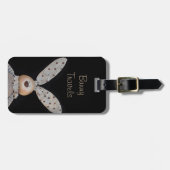 Stomme en kutse bunny bagagelabel (Voorkant horizontaal)