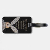 Stomme en kutse bunny bagagelabel (Achterkant horizontaal)