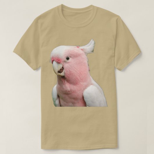 Stomme en mooie papegaaien t-shirt (Design voorkant)