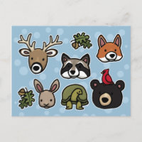 Stomme en vriendelijke bosdieren