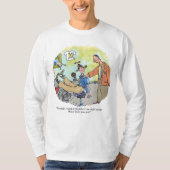 Stomme Excuse witte lange mouw shirt (Voorkant)