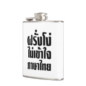 Stomme Farang begrijpt de Thaise taal niet Heupfles (Links)