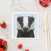Stomme geometrische badger servetten (Insitu)