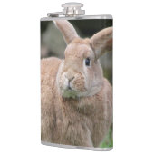 Stomme ginger bunny met grote oren heupfles (Links)