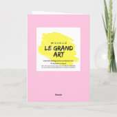 Stomme glimlachende gezichten Blauwe verjaardag Kaart (Achterkant)