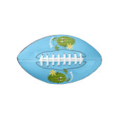 Stomme glimlachende watermeloen cartoon american football (Voorkant)