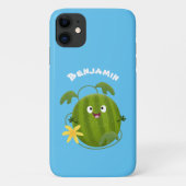 Stomme glimlachende watermeloen cartoon Case-Mate iPhone case (Achterkant)
