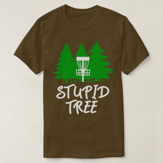 Stomme golf van de Boom T-shirt (Design voorkant)
