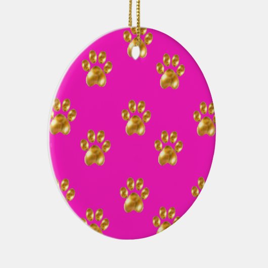 Stomme goudpoten keramisch ornament (Rechts)