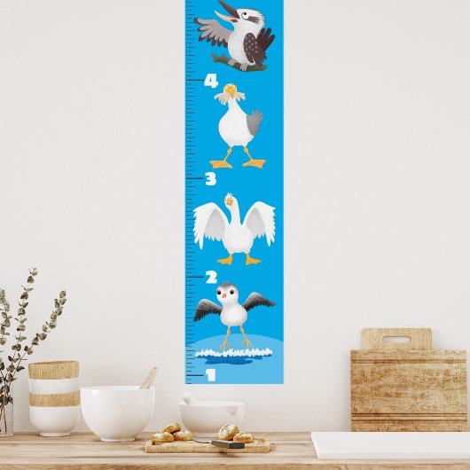 Stomme grappige cartoons groeikaarten poster (Keuken)