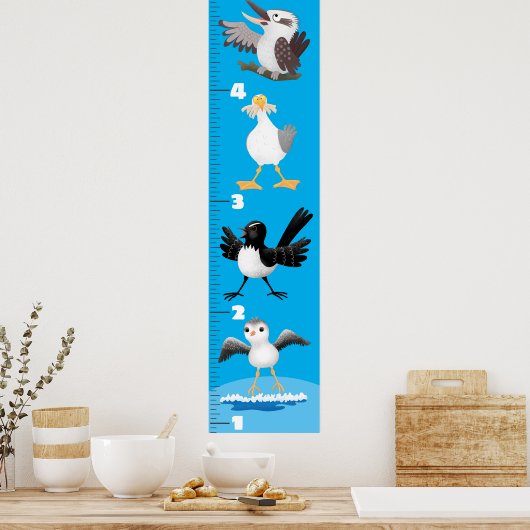 Stomme grappige cartoons groeikaarten poster (Keuken)