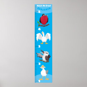 Stomme grappige cartoons groeikaarten poster