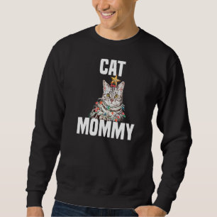 Stomme grijze kat met sproeitjes Crazy Cat mama Trui