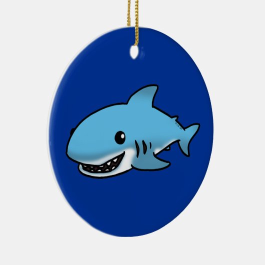 Stomme haai keramisch ornament (Rechts)