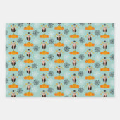 Stomme heks en pompoen gepersonaliseerd inpakpapier vel (Voorkant 2)