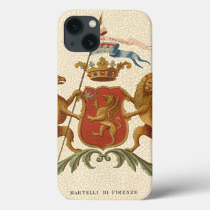 Stomme Heraldic Badge met Griffin en Lion iPhone 13 Hoesje