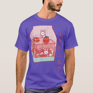 Stomme Japanse aardbeienmelk T-shirt