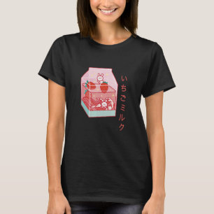 Stomme Japanse aardbeienmelk T-shirt