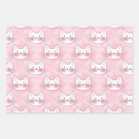 Stomme katjes zoals Japanse katjes Inpakpapier Vel (Voorkant 3)