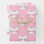 Stomme katjes zoals Japanse katjes Inpakpapier Vel (In situ)