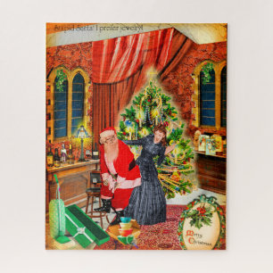 Stomme kerstman! Ik geef de voorkeur aan juwelen:/ Legpuzzel