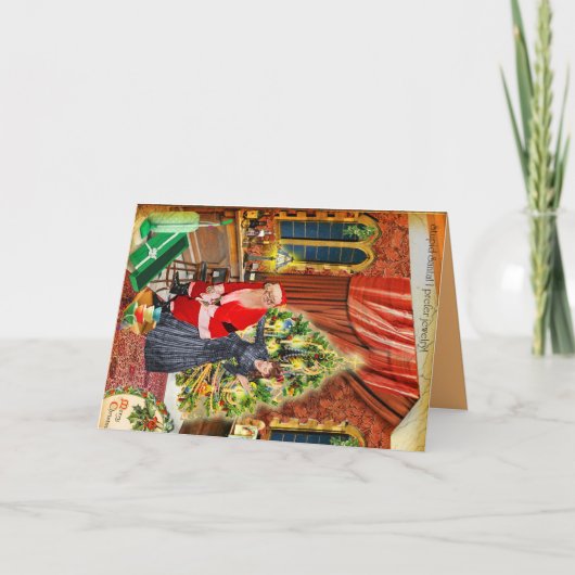 Stomme kerstman! Ik heb liever sieraden:/ Feestdagen Kaart (Voorkant)