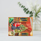 Stomme kerstman! Ik heb liever sieraden:/ Feestdagenkaart (Staand voorkant)