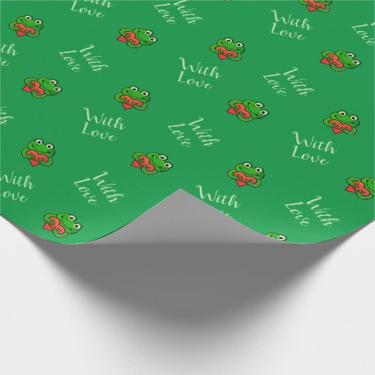 Stomme kikkers met liefde cadeaupapier (Hoek)