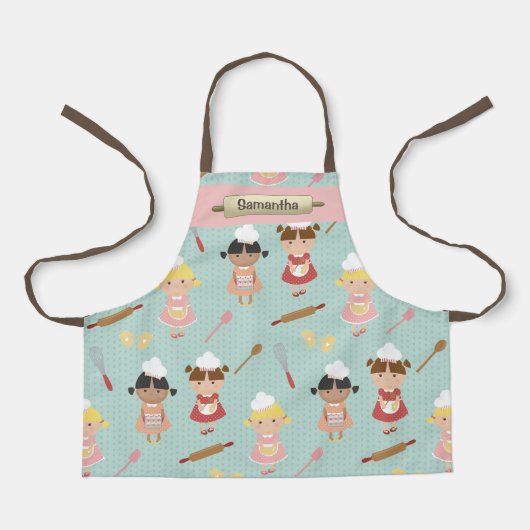 Stomme Kinderen met rolspelden Schort (Voorkant)