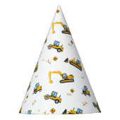 Stomme kinderen Verjaarddecoraties Bouwpapier Feesthoedjes (Voorkant)