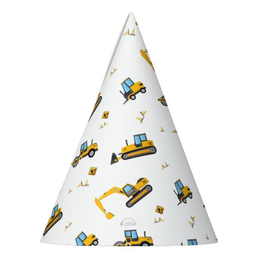 Stomme kinderen Verjaarddecoraties Bouwpapier Feesthoedjes (Links)