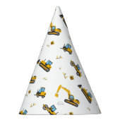 Stomme kinderen Verjaarddecoraties Bouwpapier Feesthoedjes (Rechts)