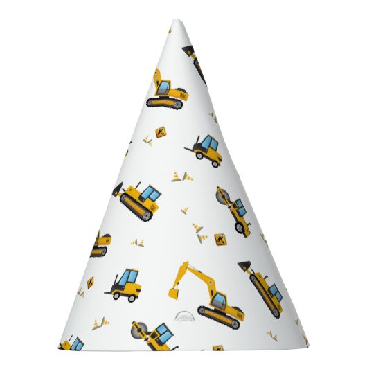 Stomme kinderen Verjaarddecoraties Bouwpapier Feesthoedjes (Rechts)