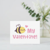Stomme kleine bijenkootje, bijen mijn Valentijn Briefkaart (Staand voorkant)