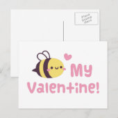 Stomme kleine bijenkootje, bijen mijn Valentijn Briefkaart (Voorkant / Achterkant)