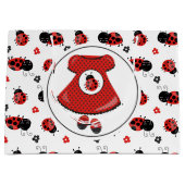 Stomme kleine ladybug-douche voor kleding groot cadeauzakje (Voorkant)