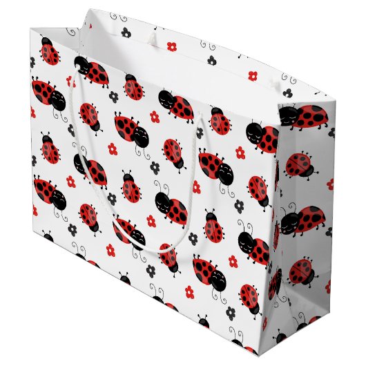 Stomme kleine ladybug-douche voor kleding groot cadeauzakje (Achterkant Gekanteld)