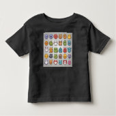 Stomme kleine monsters kinder shirts (Voorkant)