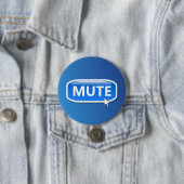 Stomme knop. ronde button 7,6 cm (In situ)