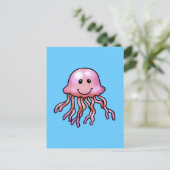 Stomme kwallen briefkaart (Staand voorkant)