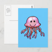 Stomme kwallen briefkaart (Voorkant / Achterkant)