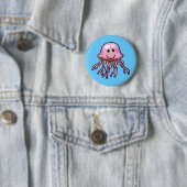 Stomme kwallen ronde button 5,7 cm (In situ)