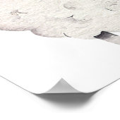 Stomme landbouwhuisdieren roze groen welkomstbord poster (Hoek)