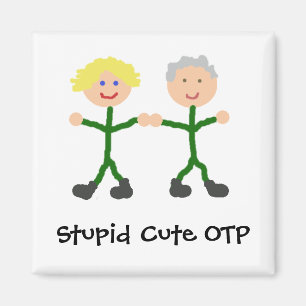 Stomme Leuke OTP Sam/Jack magneet