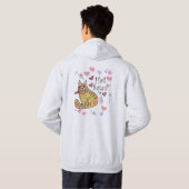 Stomme, maar sarcastische katten schattig hoodie (Achterkant volledig)