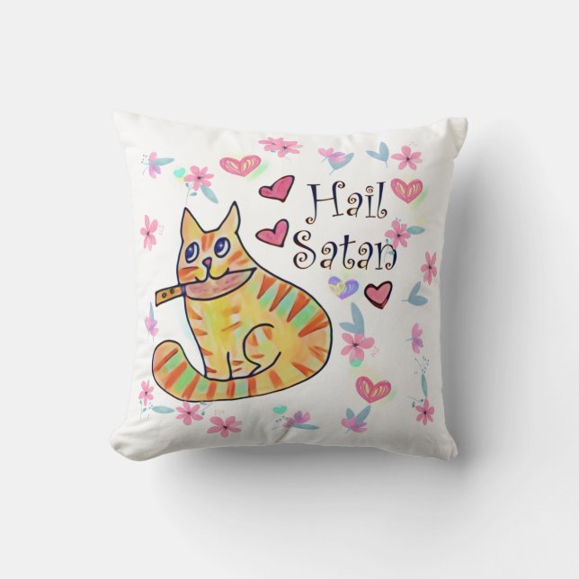 Stomme, maar sarcastische katten schattig kussen (Voorkant)