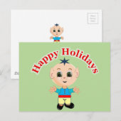 Stomme magische elf briefkaart (Voorkant / Achterkant)