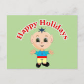 Stomme magische elf briefkaart (Voorkant)