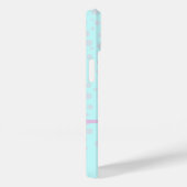 Stomme meisjes paars en aqua iphone 5 hoesje (Achterkant / Rechts)