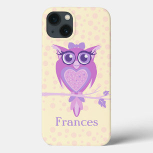 Stomme meisjes paars en gele draagtas Case-Mate iPhone case